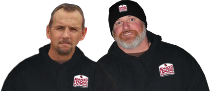 Mike Duncan and Tony Ramsey, owners of Advanced Fencing Solutions